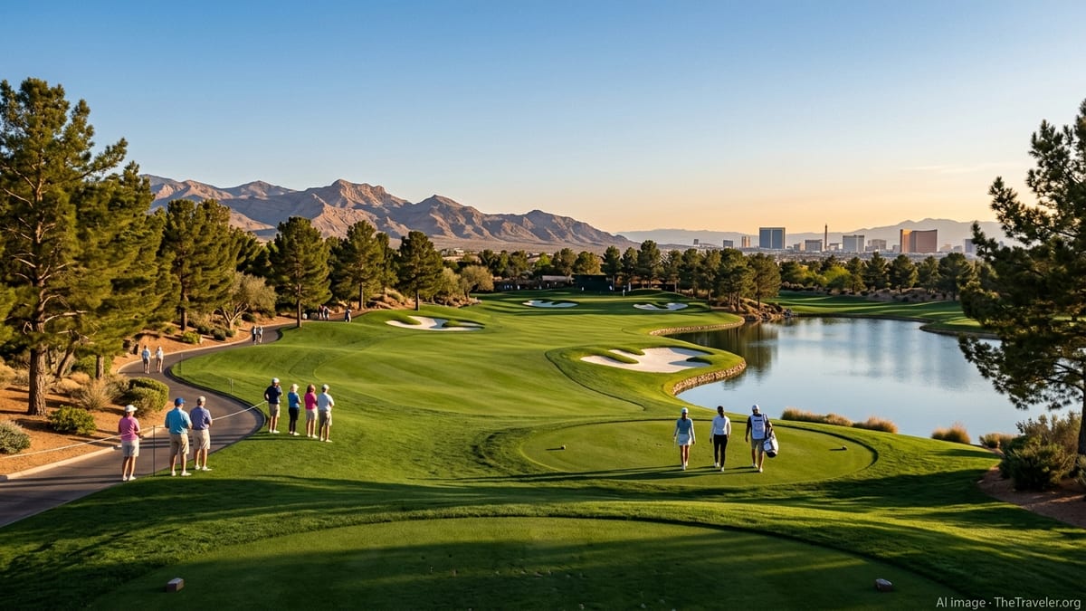 Las Vegas Lands 2026 Aramco Championship at Shadow Creek
