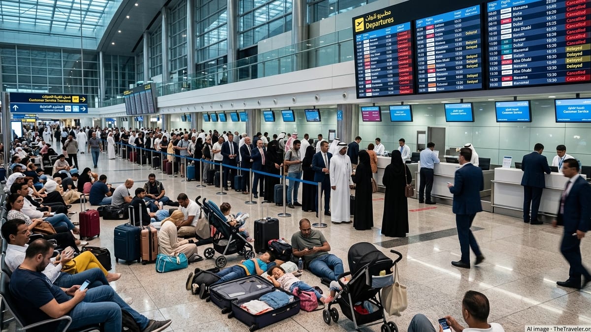Middle East Airspace Chaos Grounds Thousands of Travelers