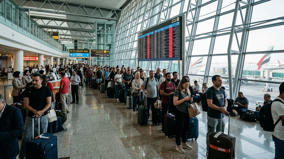 Middle East Airspace Shutdown Strands Thousands of Travellers
